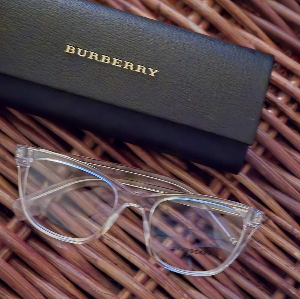 Brand new Authentic Burberry clear frame eye glasses